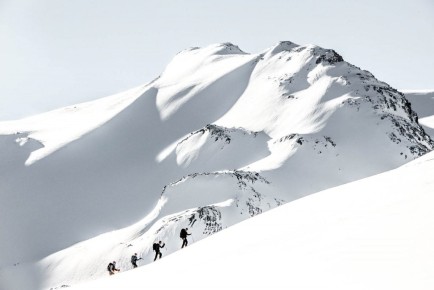 Ski touring at Mistaya Lodge | Photo Credit: Julie-Anne Davies